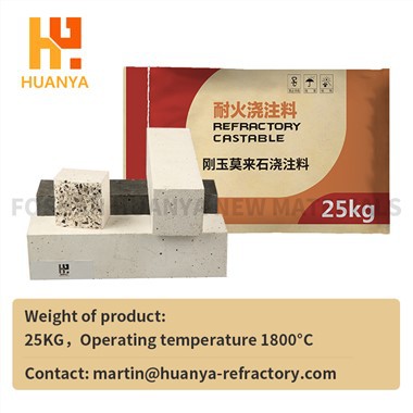 Corindone Mullite refrattario calcinabile